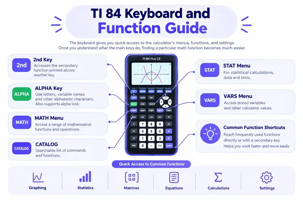 TI 84 Keyboard and Function Guide